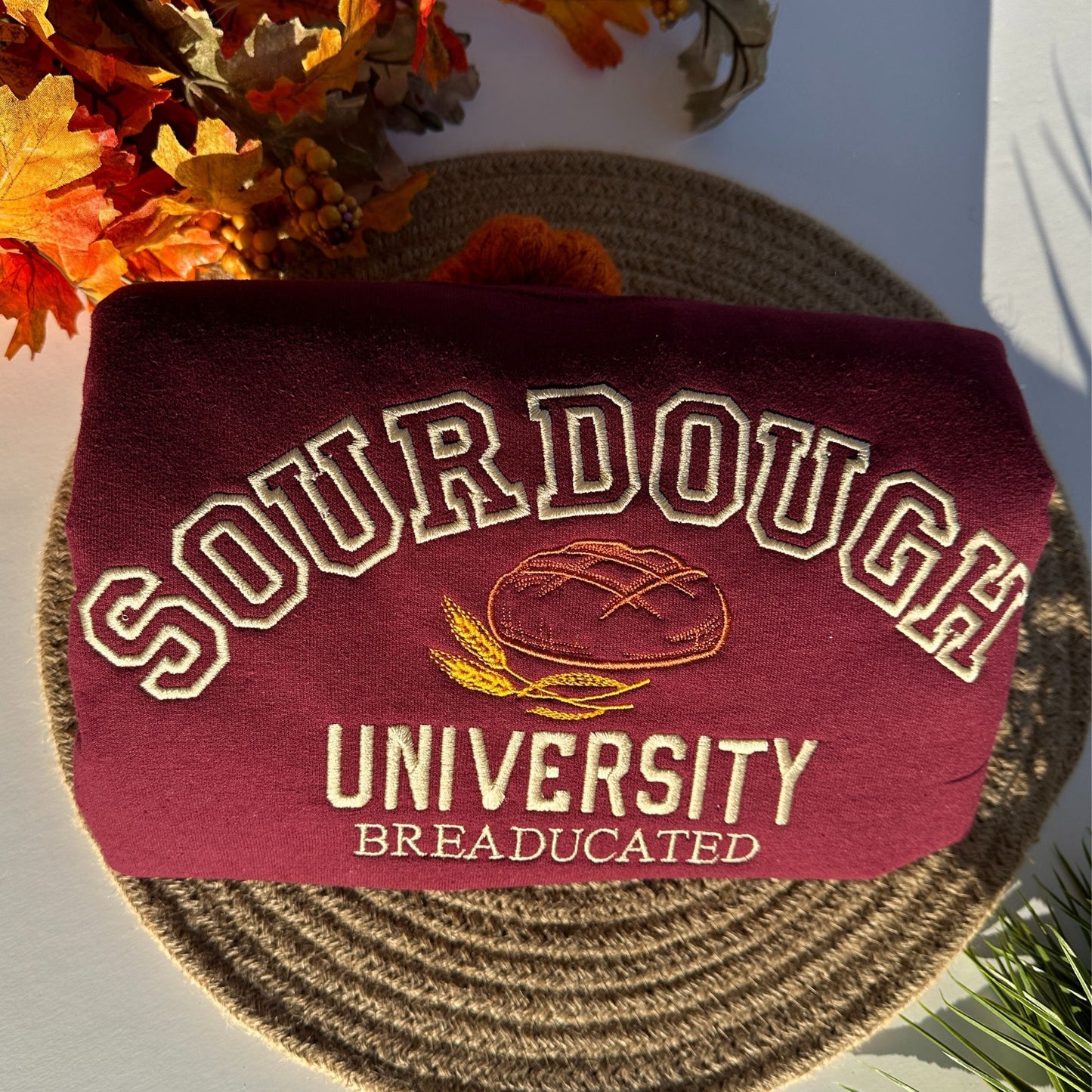 Sourdough University Embroidered Sweatshirt