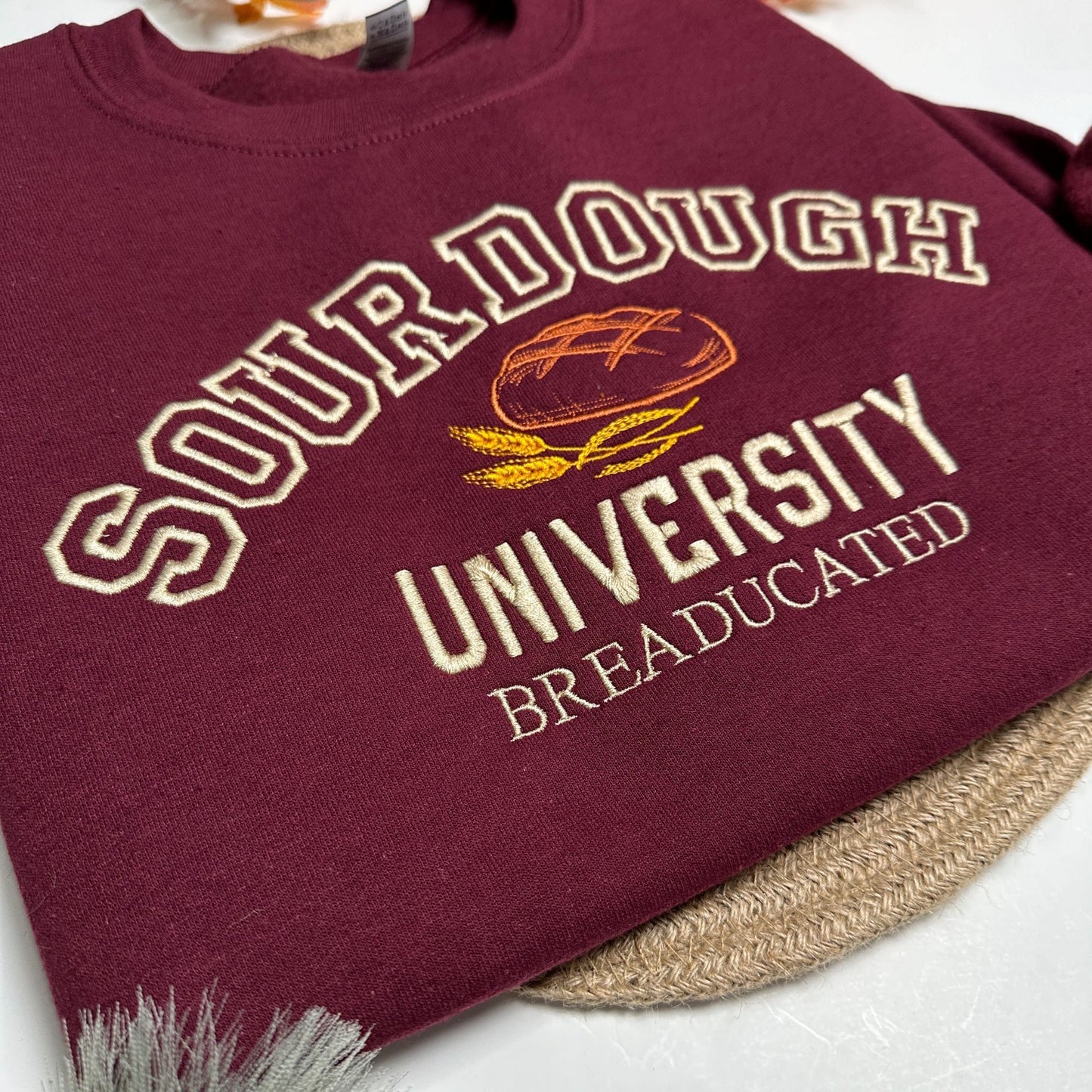 Sourdough University Embroidered Sweatshirt