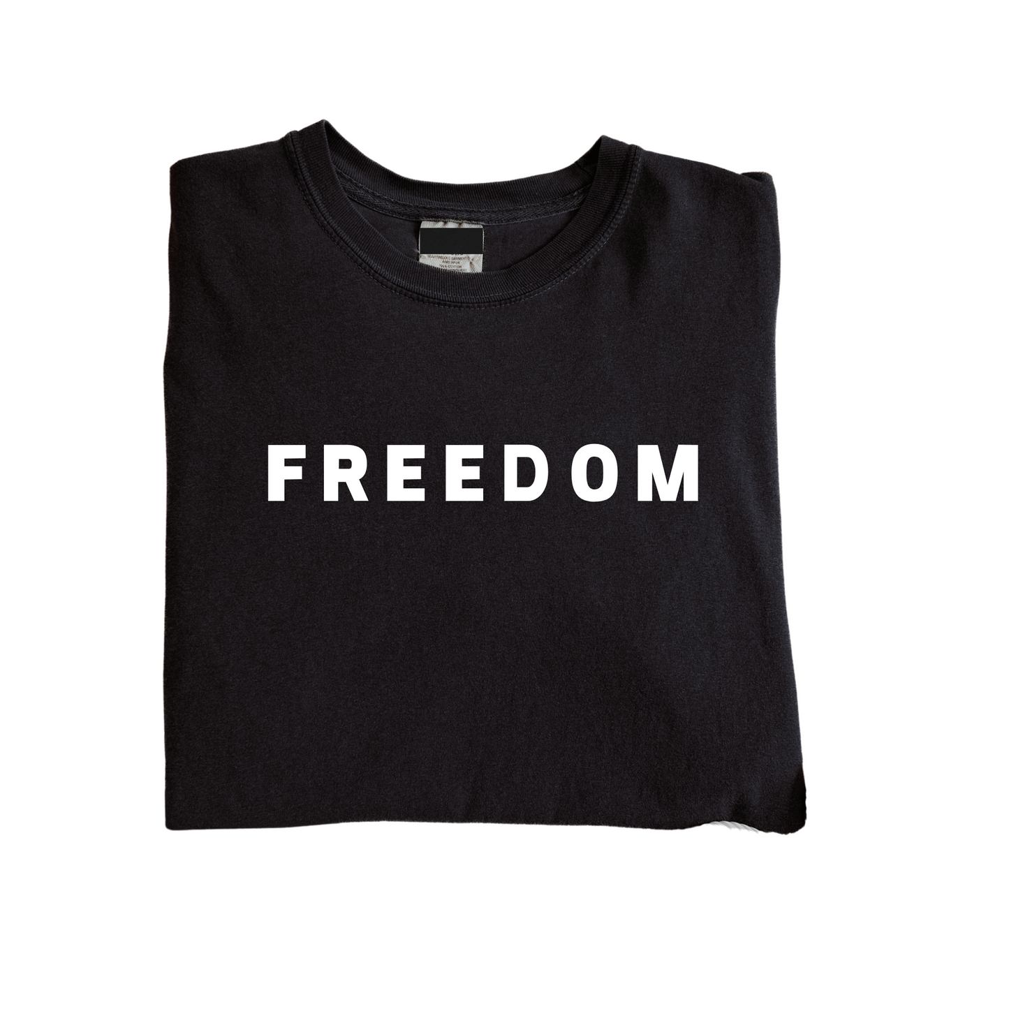Freedom Charlie Kirk Comfort Colors Tshirt, Vintage Freedom Graphic T-Shirt, Bold Patriot Statement Tee, Memorial Tribute Style Unisex Shirt