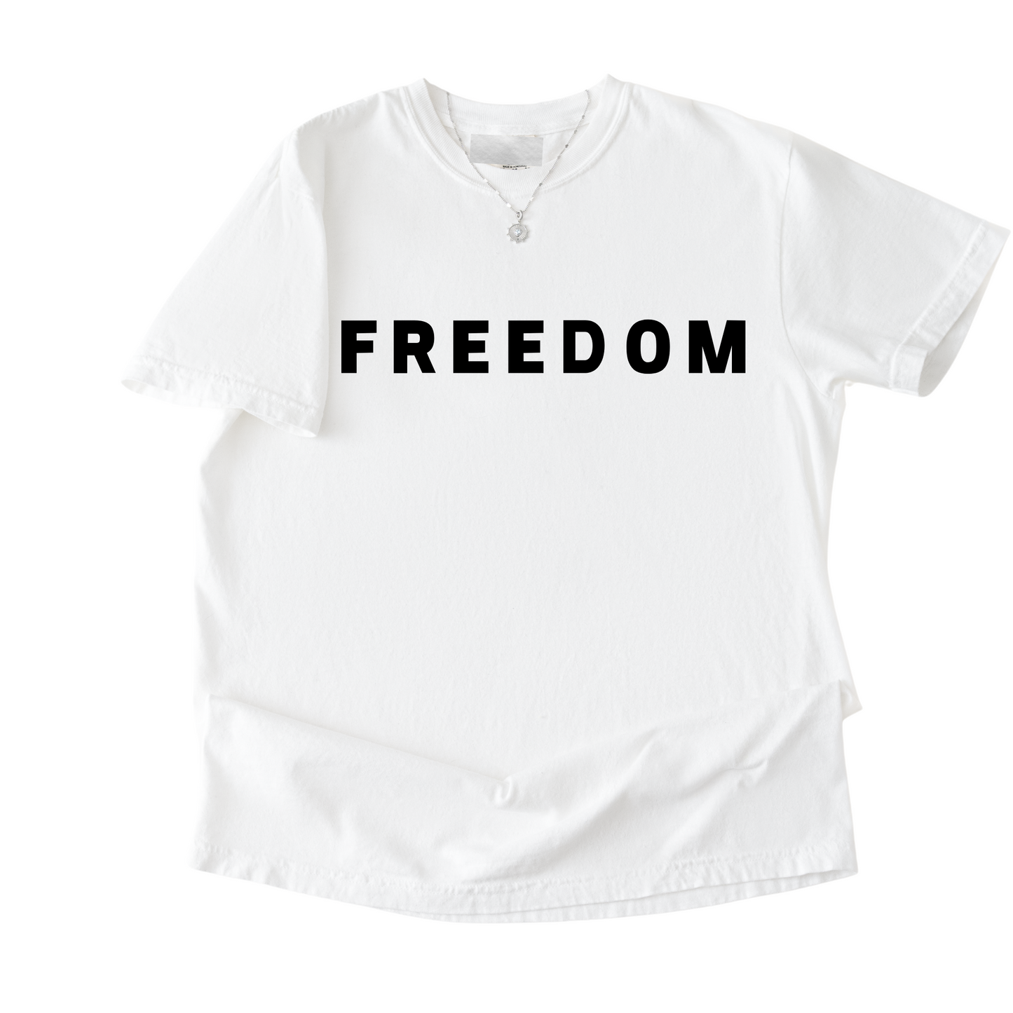 Freedom Charlie Kirk Comfort Colors Tshirt, Vintage Freedom Graphic T-Shirt, Bold Patriot Statement Tee, Memorial Tribute Style Unisex Shirt