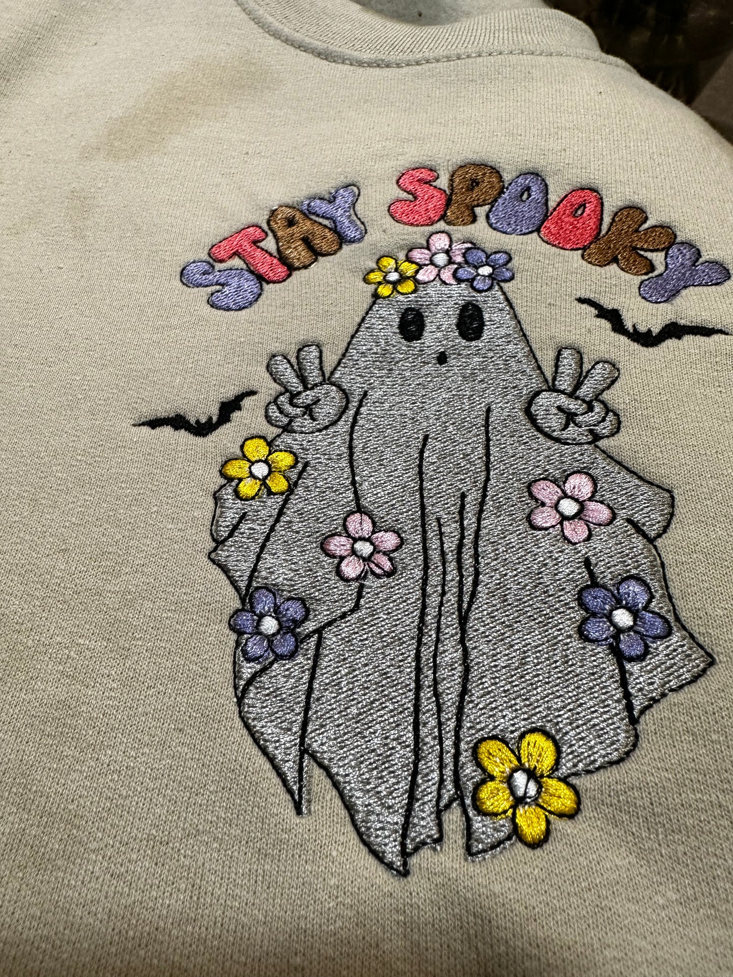 Stay Spooky Hippie Ghoul Halloween Crewneck sweatshirt