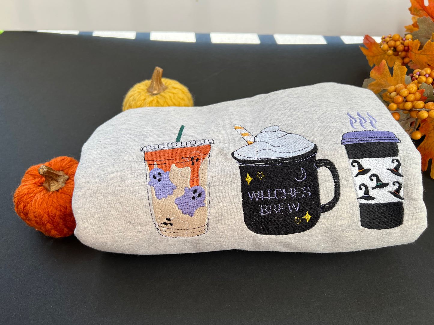 Witches Brew Coffee Lovers Halloween Crewneck Sweatshirt