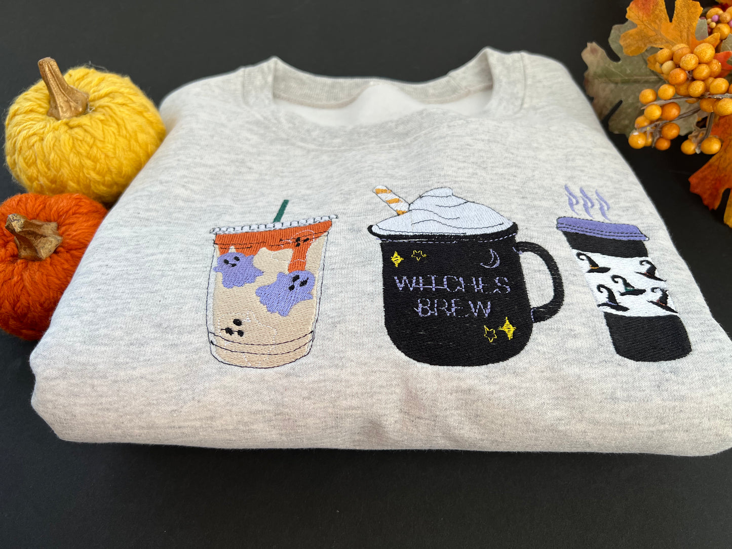 Witches Brew Coffee Lovers Halloween Crewneck Sweatshirt
