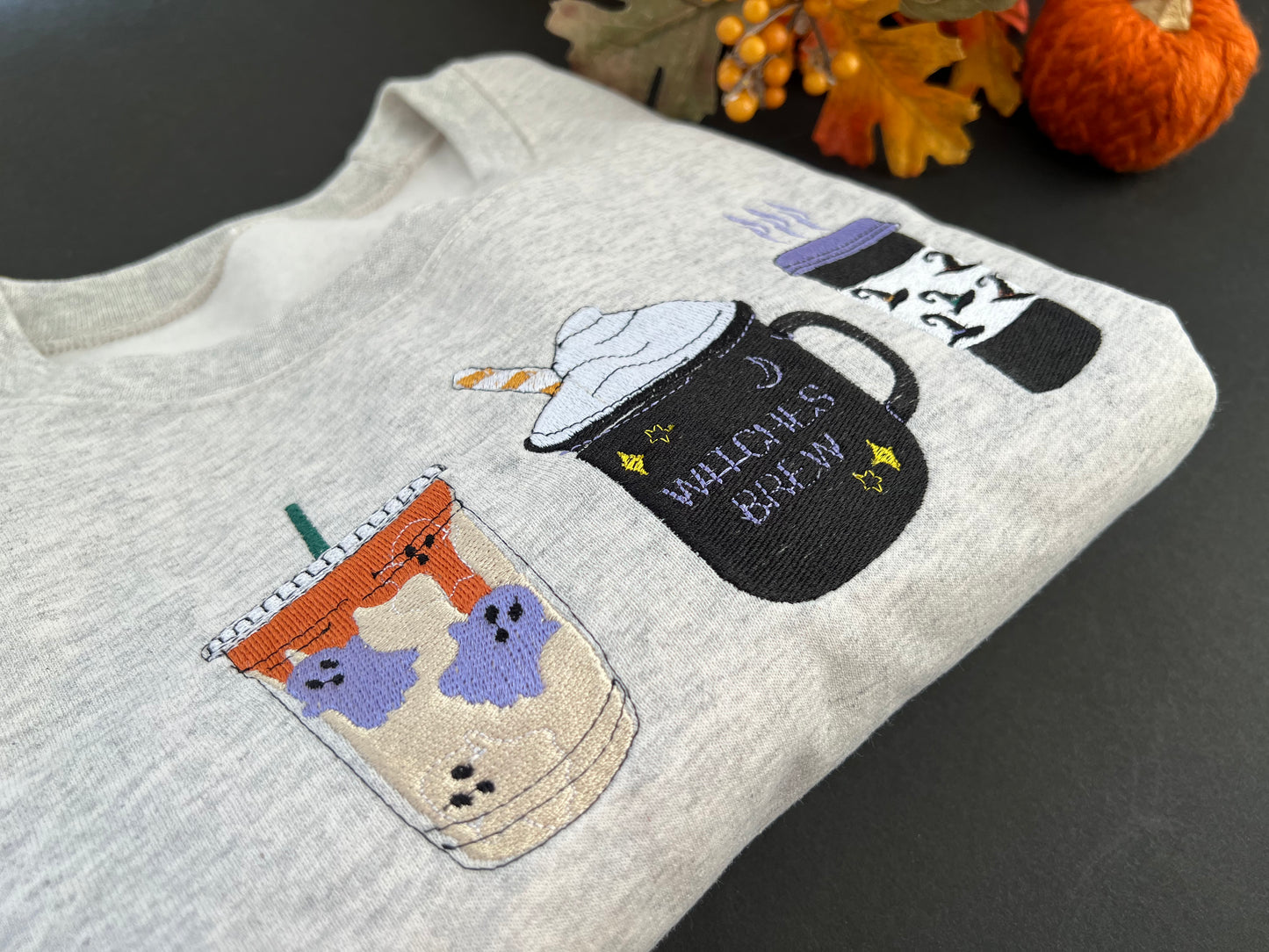 Witches Brew Coffee Lovers Halloween Crewneck Sweatshirt