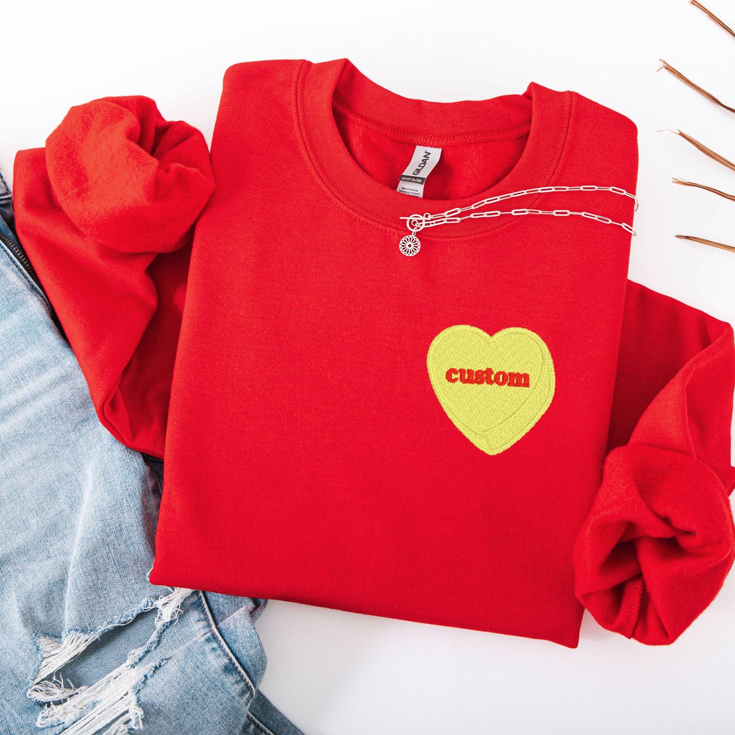 Custom Embroidered Conversation Candy Heart Comfort Colors Valentines T-shirts, V-day Group t-shirts