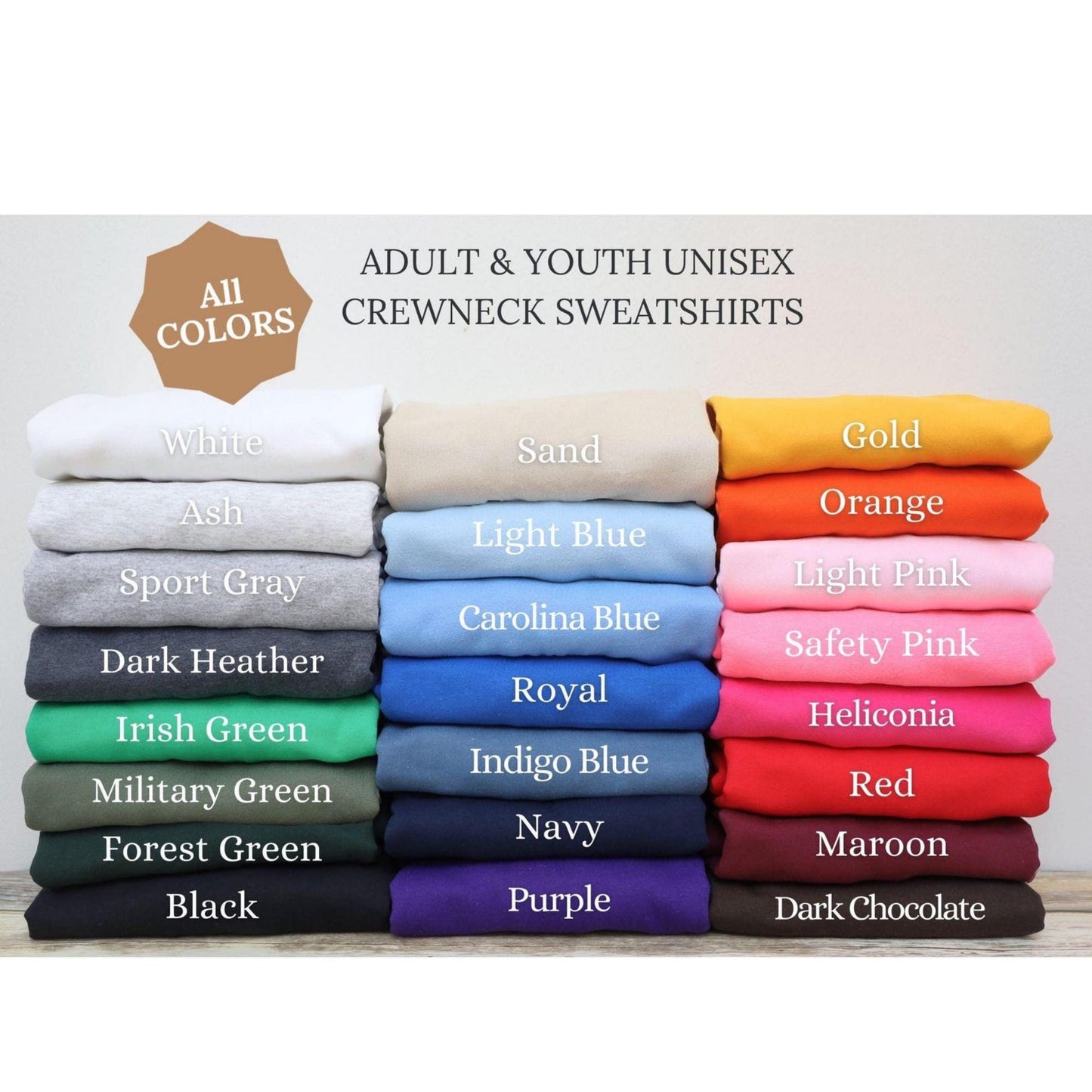 Custom Embroidered Anxiety University Crewneck Sweatshirt