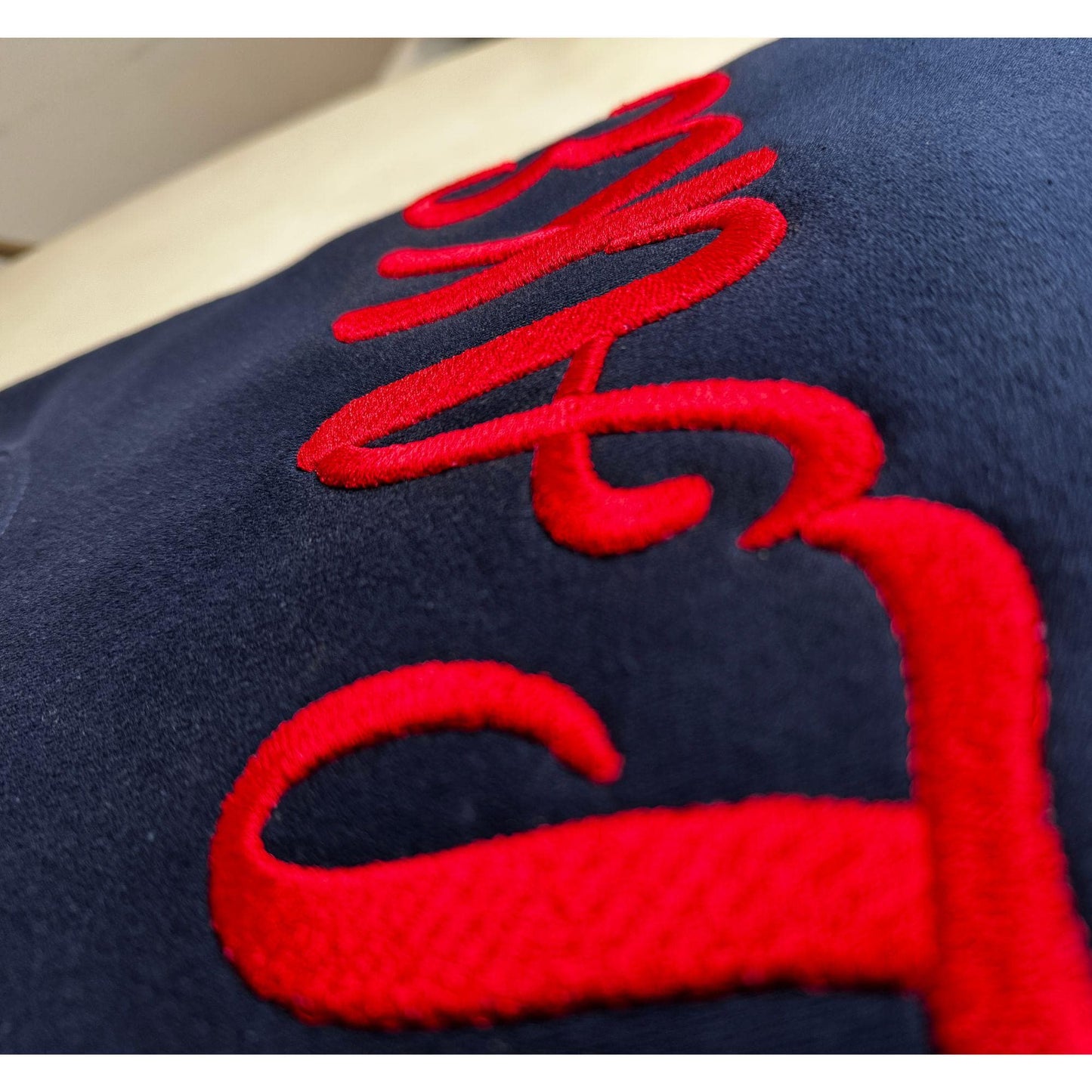 Custom Puff Embroidered Unisex Crewneck Sweatshirt Personalized Hoodie Puff Text,  Trendy 3D Lettering, Custom Name Gift, Unique Pullover